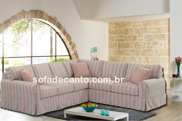 como fazer capa para sofá de canto em l