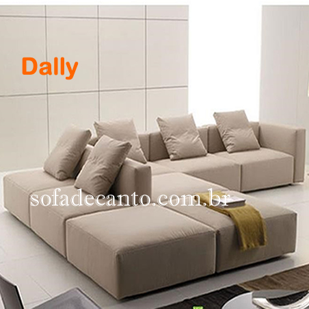 Sofá dupla face Modelo Ilha Sofá dupla face - Lindo e Moderno