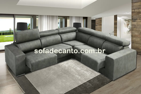 Sofás em L retrátil - Solução sem igual