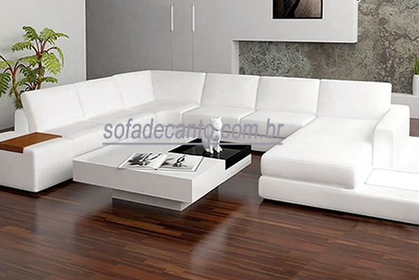 sofás em u com chaise - promoção sem igual