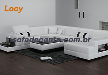 estofados em l para salas grandes dois ambientes estofados em l para salas